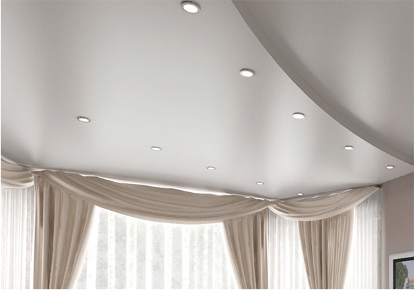 Виды натяжных потолков